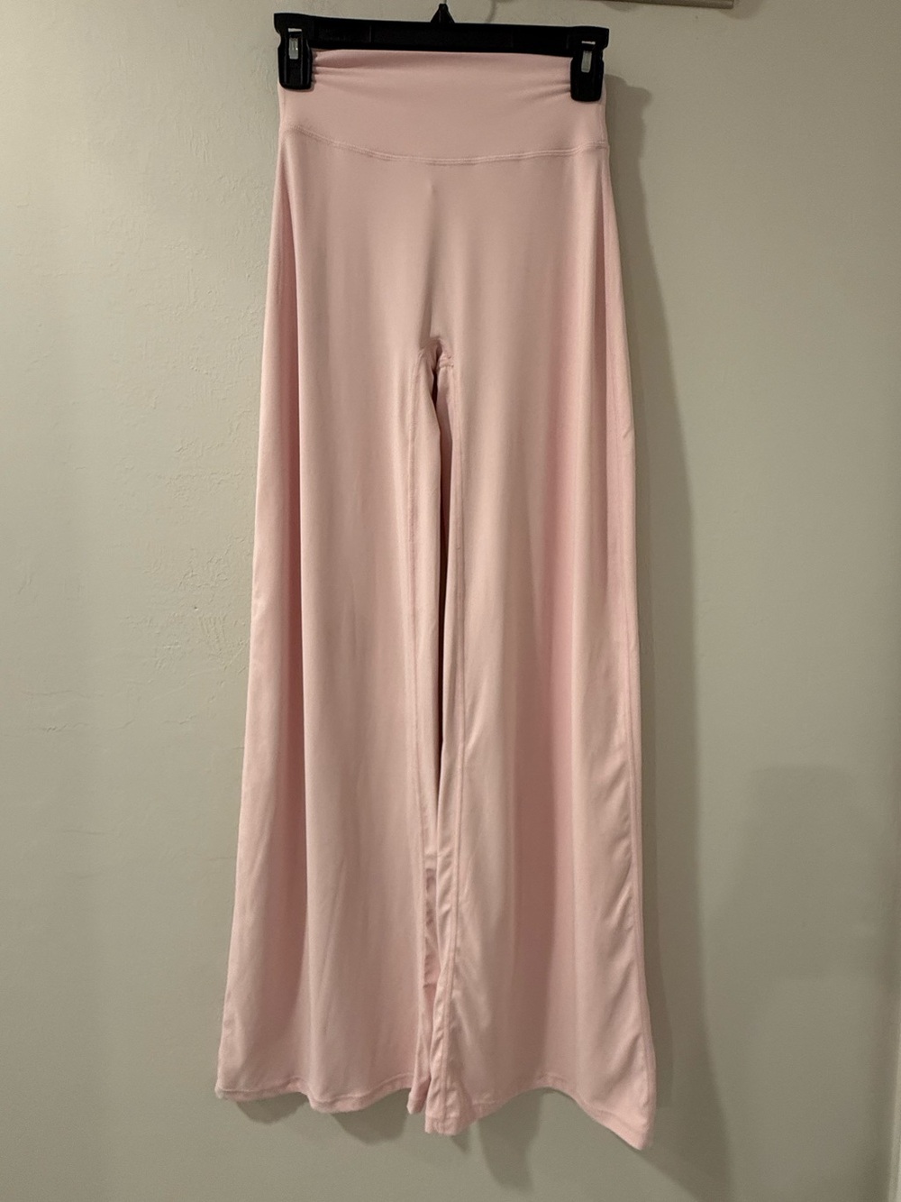 Wide-Leg High-Waist Pink Jumpsuit Pants